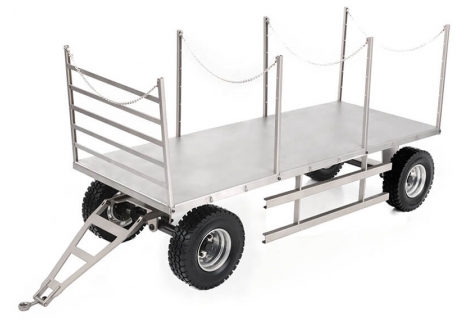 RC4WD 4 Wheel Steel Stake Trailer 1/14 Scale VV-JD00046