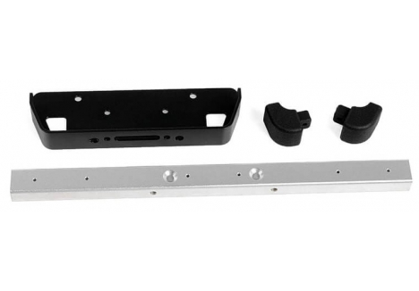 RC4WD CLASSIC FRONT WINCH BUMPER FOR RC4WD GELANDE II 2015 LAND ROVER DEFENDER D90 (SILVER) VVV-C1118