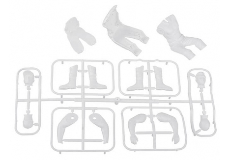 RC4WD Driver Figure Moulded Parts Tree Unpainted Plastic Scale Accessory Z-B0019