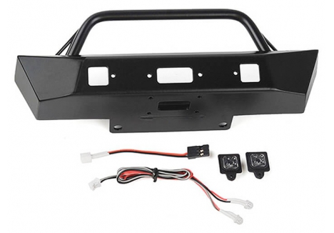 RC4WD EON METAL FRONT STINGER BUMPER W/LED FOR AXIAL SCX6 JEEP WRANGLER JLU VVV-C1300
