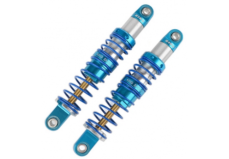 RC4WD King Off-Road Racing Shocks 80mm Silver Blue RC Shock Absorbers Z-D0064