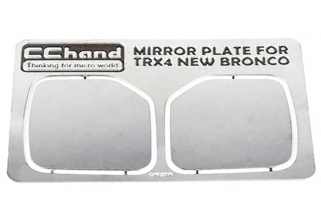 RC4WD Mirror Decals for Traxxas TRX-4 2021 Ford Bronco Stainless Steel VVV-C1159
