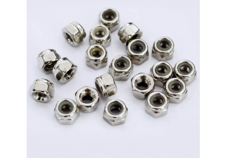 RC4WD NYLOCK NUT M3 (SILVER) Z-S0627