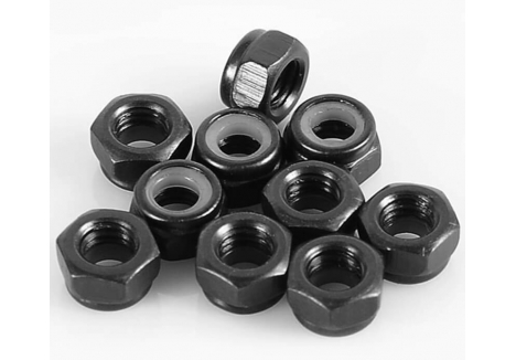 RC4WD NYLOCK NUTS M5 (BLACK) Z-S0848