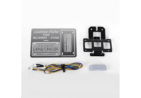 RC4WD REAR LICENSE PLATE SYSTEM FOR RC4WD G2 CRUISER (W/LED) VVV-C0465