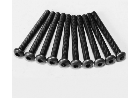 RC4WD STEEL BUTTON HEAD CAP SCREWS M3 X 25MM (10) Z-S0748