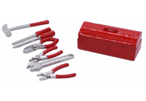 RCO Tool Box w/Tools, 1/10th G-RCO-CR011