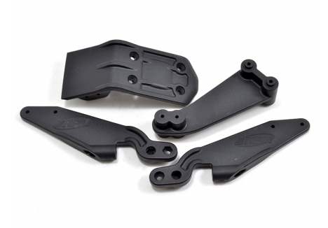 RPM Arrma 6S HD Wing Mount System Black RPM81802
