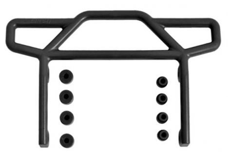 RPM Black Rear Bumper for Traxxas Electric Rustler 2WD RC Car RPM70812