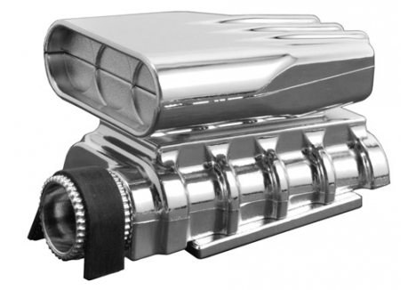 RPM Chrome Mock Intake and Blower Set for 1/8 1/10 Scale RC Cars