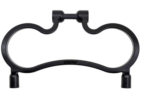 RPM Rear Upper Bumper Mount for Traxxas X-Maxx Black RPM72092