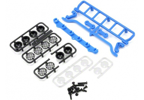 RPM Roof Mounted Light Bar Set Blue RC Scale Accessory RPM80925