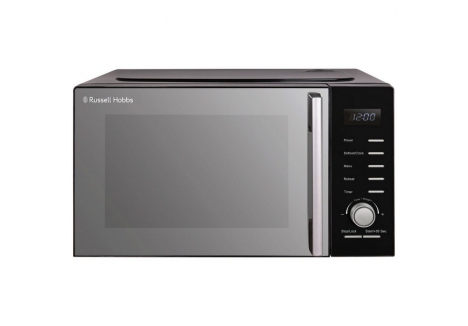 Russell Hobbs 23L Solo Microwave – Black with Turntable and Digital Display – RHM2348B
