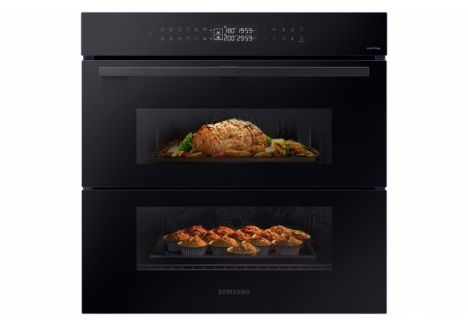 Samsung Dual Cook Flex NV7B43205AK/U4 Single Oven - Black Glass