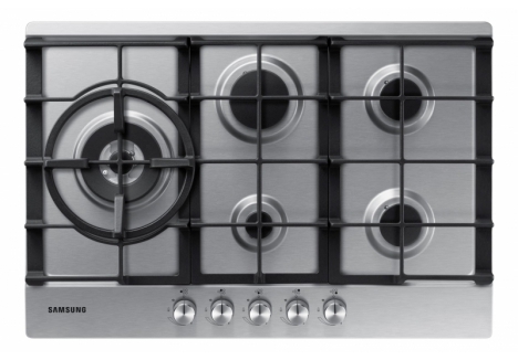 Samsung NA75J3030AS/EU 75cm 5 Burner Gas Hob Stainless Steel