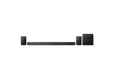 Samsung Q-Series 9.1.4ch Soundbar – Titan Black – Dolby Atmos with Wireless Subwoofer & Rear Speakers – HW-Q930F/XU
