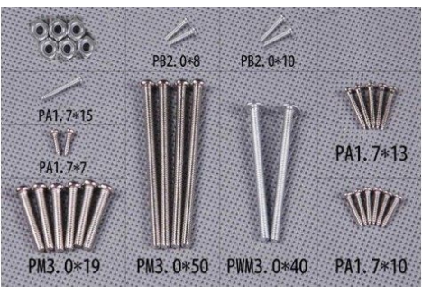 Screw Set (for 1400mm Zero)