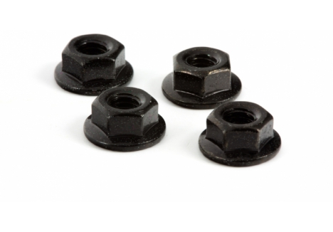 Serrated Flange Wheel Nut 4mm (4) - AR708003
