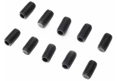 Set Screw, M4 x 8mm Cup Point, STL (10)