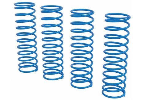 Shock Spring Set E, 0.55N/mm, Blue (4pcs): GROM