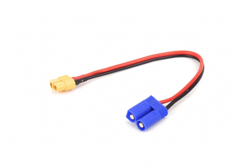 SkyRC XT60 to EC5 Adaptor Cable 18AWG 200mm RC Battery Connector SK-600023-16
