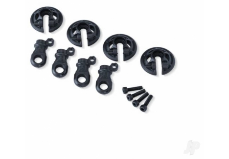 Slate Grey Captured Lower Spring Retainers (4)