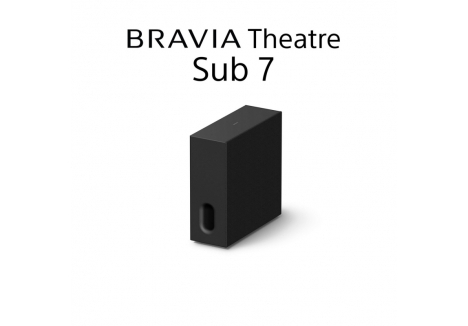 Sony Home Theatre Wireless Subwoofer – 100 W Deep Bass Performance, Bluetooth Connectivity, Matte Black- SASW7.CEJ