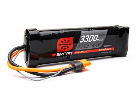 Spektrum 3300mAh 7-Cell 8.4V Smart NiMH Battery IC3 SPMX33007C3