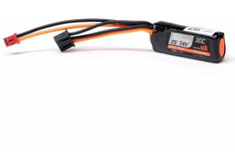 Spektrum 7.4V 160mAh 2S 30C LiPo Battery PH2.0 SPMX-1122