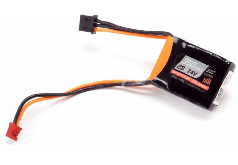 Spektrum 7.4V 350mAh 2S 30C LiPo Battery PH2.0 Connector SPMX-1090