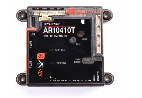 Spektrum AR10410T 10-Channel DSMX Telemetry RC Aircraft Receiver P-SPMAR10410T