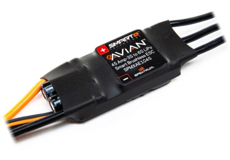 Spektrum Avian 45 Amp Brushless Smart RC Aircraft ESC P-SPMXAE1045