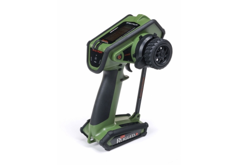Spektrum DX Rugged+ 12-Channel DSMR+ RC Transmitter Green SPMR6220G