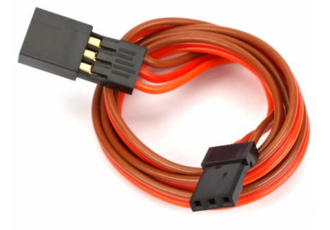 Spektrum Heavy-Duty Servo Extension Cable 18 Inch Z-Connector P-SPMA3004