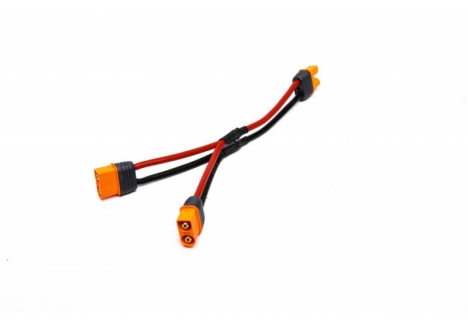 Spektrum IC3 Battery Parallel Y-Harness 6 Inch 150mm 13 AWG SPMXCA307