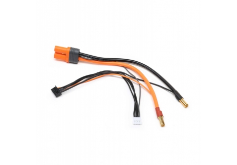 Spektrum IC5 to 5mm Bullet Connector Adapter 6 Inch Wire 2S 4S LiPo O-SPMXCA515