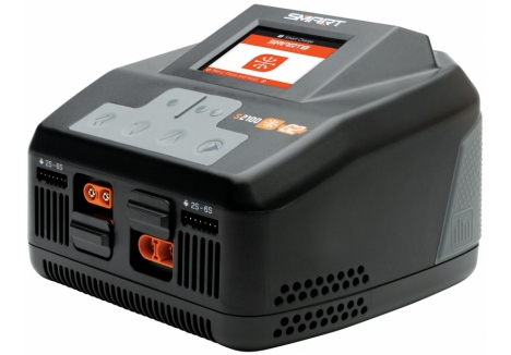 Spektrum S2100 G2 Smart AC Charger 2x100W Dual Output with IC3/IC5 Ports – O-SPMXC2000I