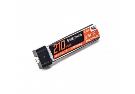 Spektrum Smart 3.7V 210mAh 1S 50C LiPo Battery JST PH1.25 SPMX2101S50