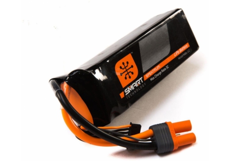 Spektrum Smart G1 Air 6S 22.2V 5000mAh 30C Softcase LiPo Battery with IC5 Connector – O-SPMX50006S30