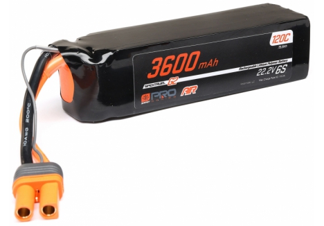 Spektrum Smart G2 Pro Air 6S LiPo Battery 3600mAh 22.2V 120C IC5 O-SPMX-1069