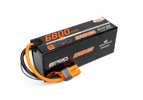Spektrum Smart G2 Pro Basher 6S 6800mAh 22.2V LiPo Battery IC5 SPMXB6S68