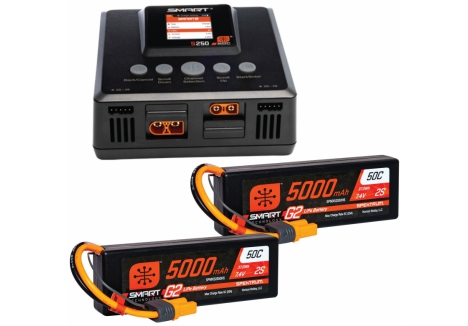 Spektrum Smart Powerstage 4S Surface Bundle 14.8V 5000mAh LiPo O-SPMXPSS500I