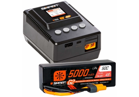 Spektrum Smart Powerstage Surface Bundle 5000mAh 4S LiPo O-SPMXPSS400I