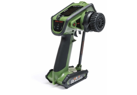 SPM DX6 Rugged 6-Channel DSMR Transmitter Only, Green P-SPMR6215G