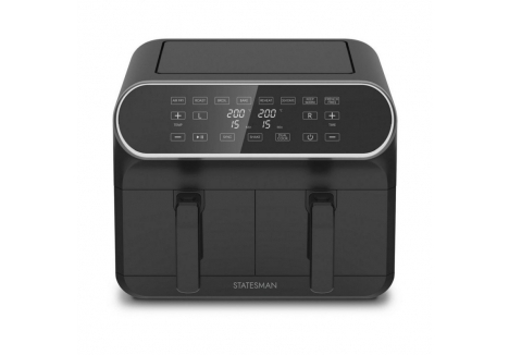Statesman Digital Dual Zone Air Fryer 8 Litre Black SKAF08017BK