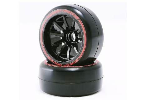 Sweep 1/10 F21 Formula 1 RC Slick Tyres 27mm Low-Profile Pre-Glued SW-F21F-SPG