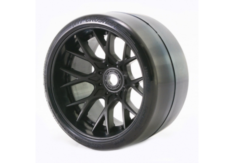 Sweep VHT Crusher Slick 3.8 Monster Truck Tyres Black 17mm SRC1003B