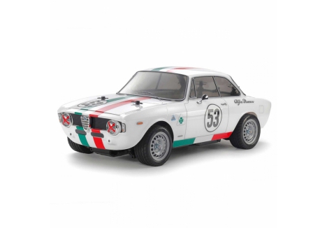 Tamiya 1/10 Alfa Giulia Sprint RC Car Assembly Kit White TAM47501