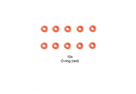 Tamiya Damper O-Ring Red Pack of 10 TAM50597