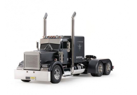 Tamiya Grand Hauler Matte Black Edition 1/14 Scale RC Truck with Dual Axle Drive – TAM56356